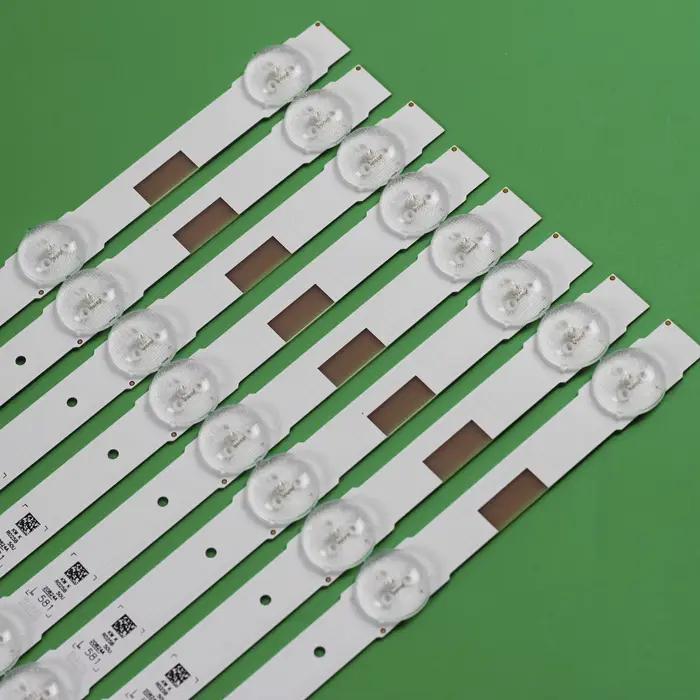 Bande de rétroéclairage LED, 16 pièces, pour Samsung UE50JU6800 UE50JU6850 UE50JU6800K UA50JS7200 UE