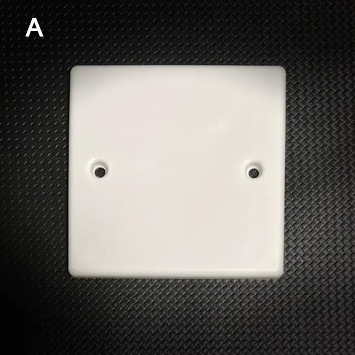 Couvercle de boîte dissimulé en plastique, Type 86, plaque de couverture de sortie anti-poussière, I