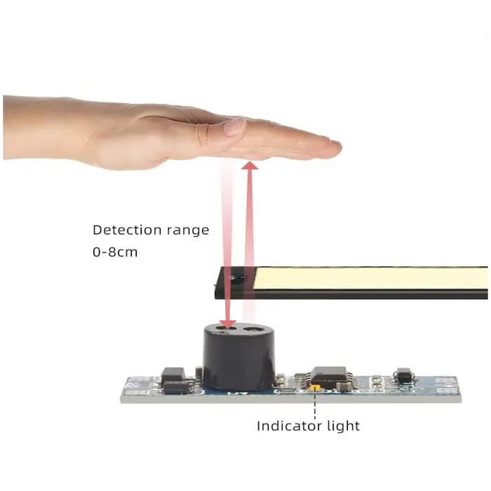 5v 12v 24v 4A allumage/arrêt dimmable sans contact ir balayage manuel vague armoire de garde-robe PI