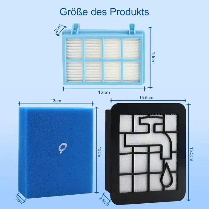 Filtre en mousse moteur pour pièces d'aspirateur compact Philips FC8010/01 FC9331/09 FC9332/09 Power