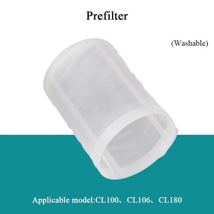 Sac de Collecte de Poussière, Filtre HEPA, Préfiltre en Papier pour Pièces d'Aspirateur Makita CL100