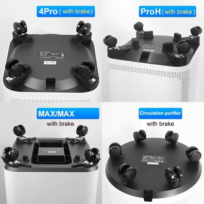 Roue de Base de purificateur d'air pour purificateur d'air Xiaomi MiJia 1/2/2s/3C/3H Pro /4/4Pro/4li