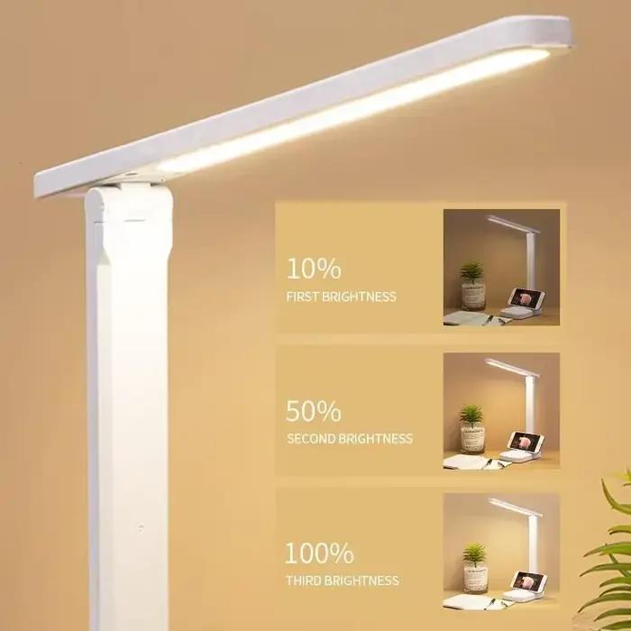 Lampe de Table Protection des yeux tactile lumière LED à intensité variable étudiant dortoir chambre