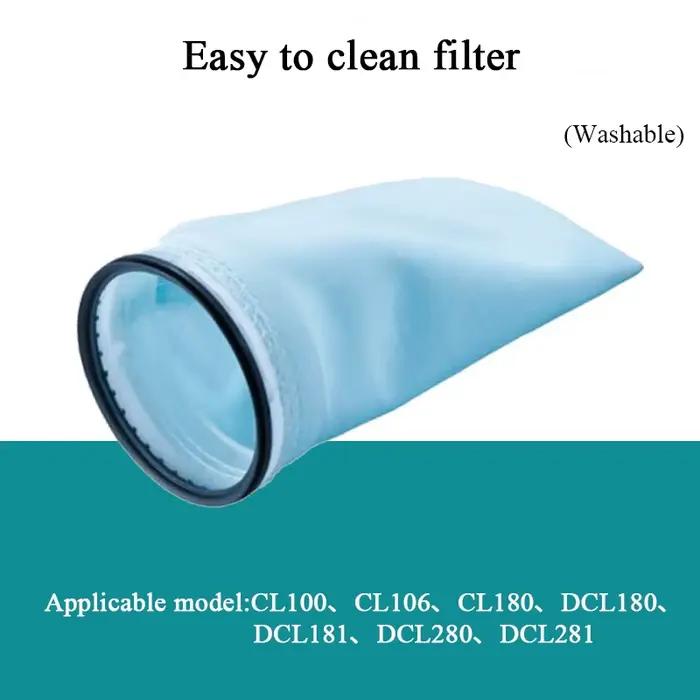 Sac de Collecte de Poussière, Filtre HEPA, Préfiltre en Papier pour Pièces d'Aspirateur Makita CL100
