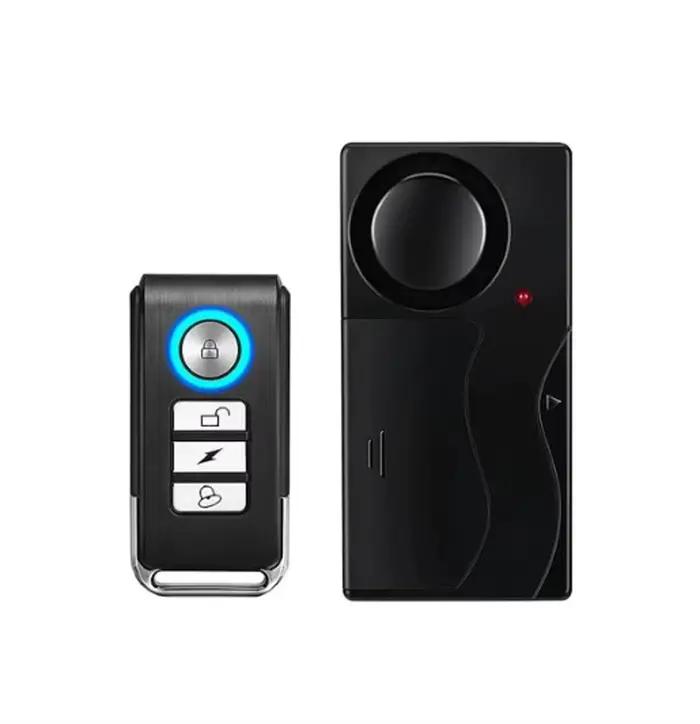 Alarme de porte et fenêtre antivol à vibration sans fil avec télécommande, système de capteur de séc