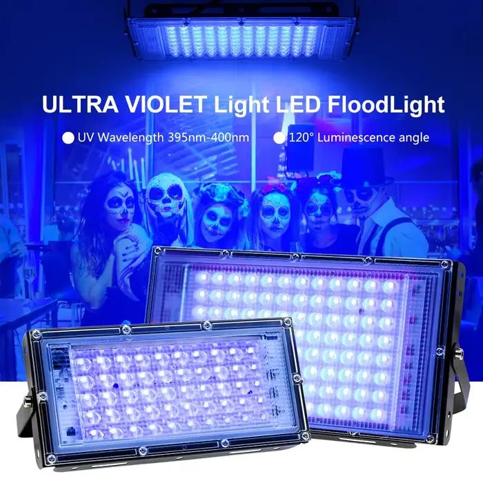 Led 100W 300W lumière violette 365nm lampe à polymérisation UV 395nm lampe de détection fluorescente