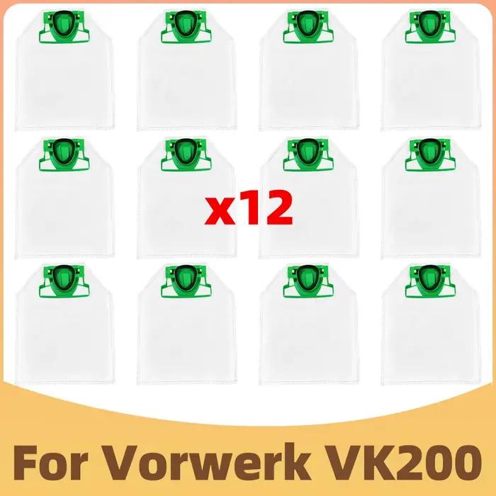 Compatible avec Vorwerk Kobold VK200 Aspirateur Robot Pièces de Rechange Accessoires Sac à Poussière