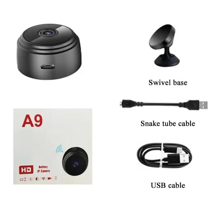 Caméra de sécurité domestique intelligente OnePlus A9 Mini 1080P HD, caméra IP WiFi, moniteur, camér