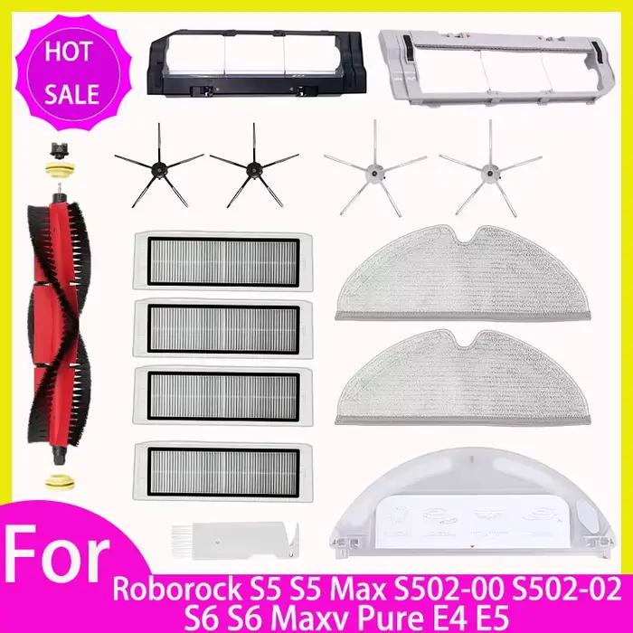 Vadrouille à filtre Hepa pour Roborock S5 S502-00 S502-02 S5 Max S6 S6 MaxV S6 Pure E4 E5, pièces de