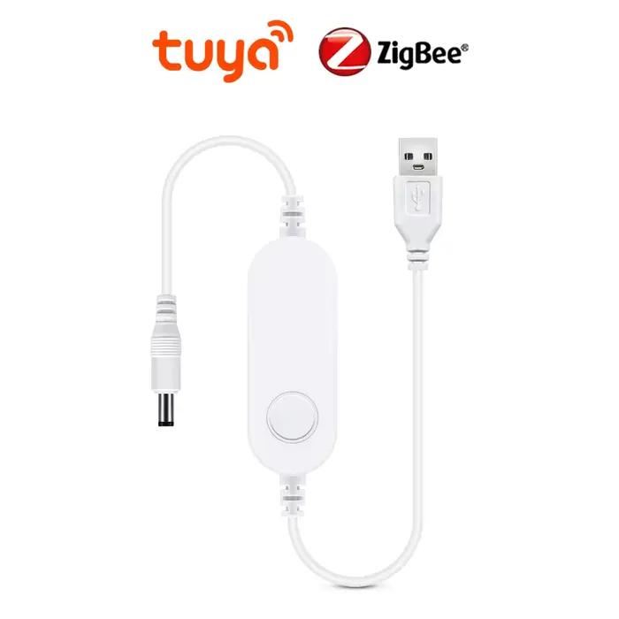 Tuya-Contrôleur de bande LED RVB à intensité variable, interrupteur intelligent, variateur LED, band