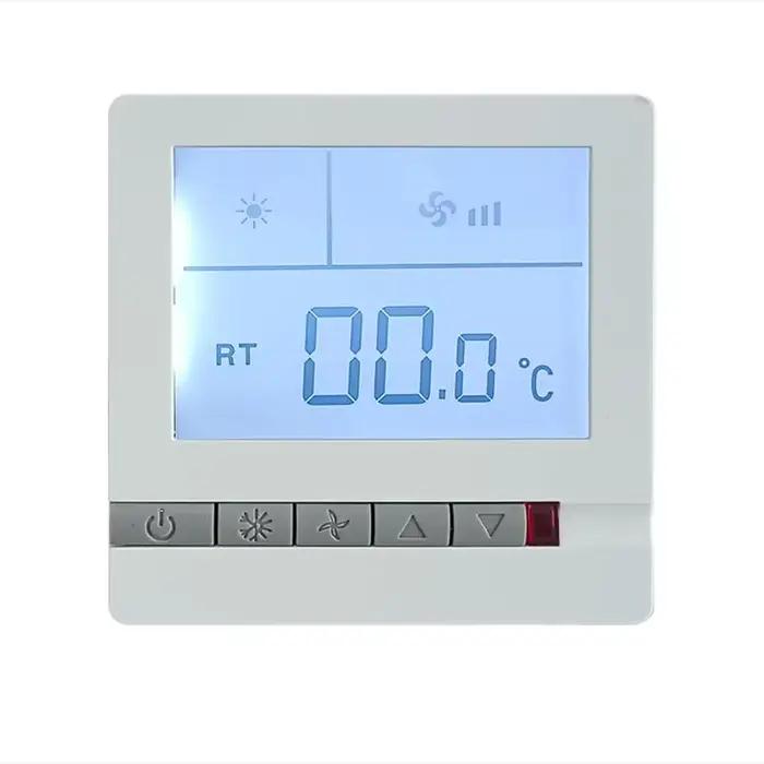 Thermostat numérique de commutateur de panneau de climatisation, fonction de refroidissement, chauff