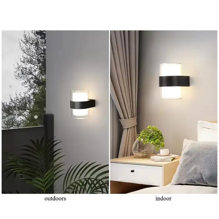 Applique Murale LED 10W, Éclairage d'Nik, Luminaire Décoratif d'Extérieur, Idéal pour un Jardin, des