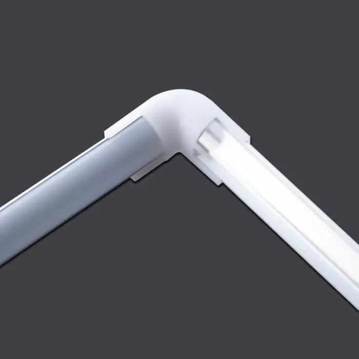 1-28 pcs/Lot perfil aluminium led coin profil en aluminium support de canal pour bande lumineuse LED