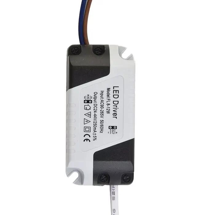 Alimentation LED DC 12-24V, courant constant 265mA, 3W 6W 12W 18W 24W, pour panneaux LED