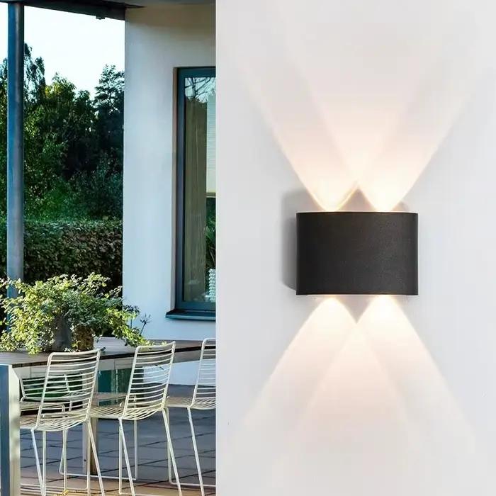 Mur LED Lumière Imperméable Extérieure Éclairage Intérieur IP65 AC86-265V 2w 4w pour Jardin Escalier