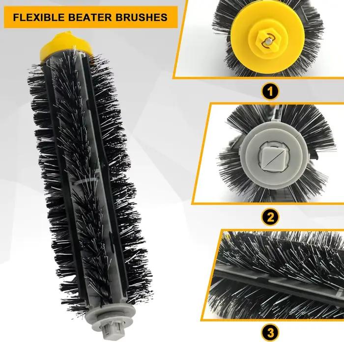 Rouleau de brosse principale de rechange pour aspirateur iRobot Roomba, brosse à poils de batteur, s