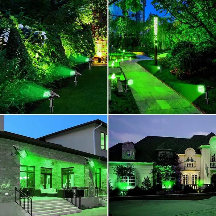 T-SUN projecteur solaire réglable lumière de jardin solaire IP65 énergie solaire lumière verte pour