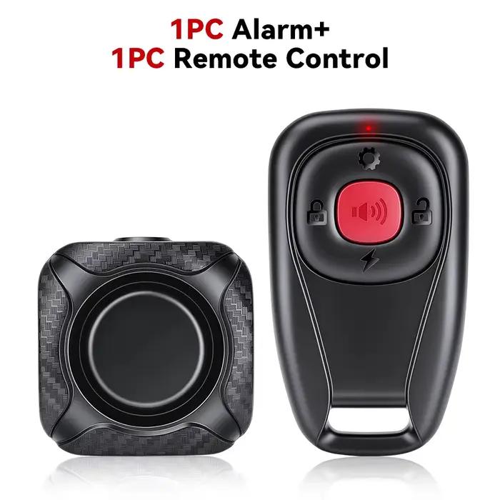Extractme Alarme bidirectionnelle pour moto et vélo, système de sécurité par vibration, 121 dB, télé