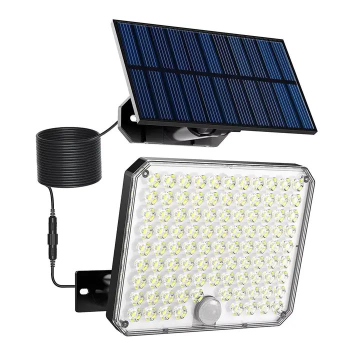Lampe à détecteur de mouvement pour extérieur avec 3 modes, lampes solaires pour extérieur, étanches