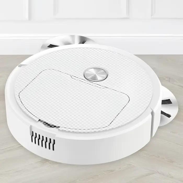 Robot de balayage intelligent 3 en 1, Mini balayeuse pour la maison, balayage et aspirateur sans fil