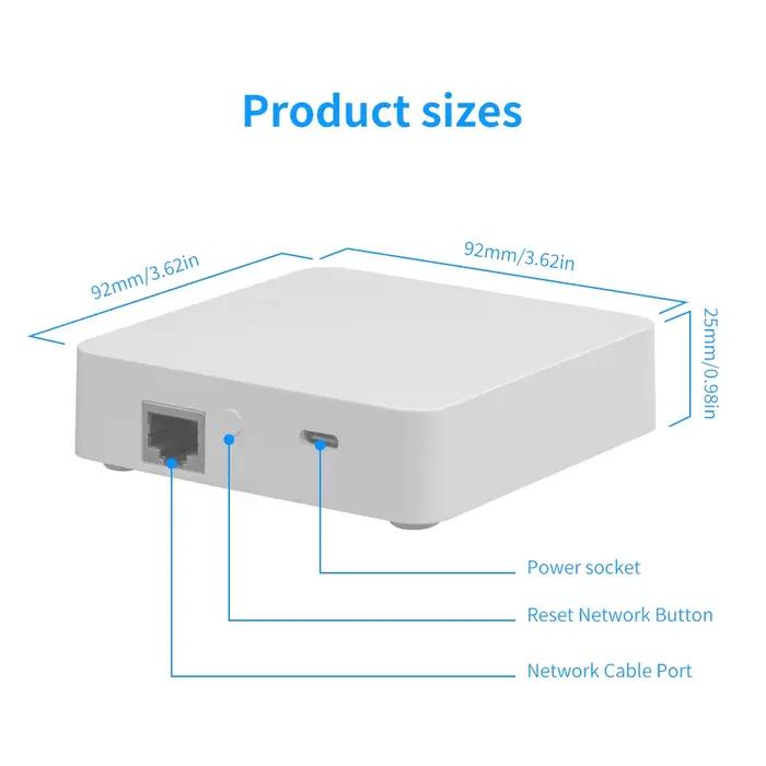 Tuya Zigbee Hub panneau de commande pour maison intelligente passerelle filaire automatisation résid