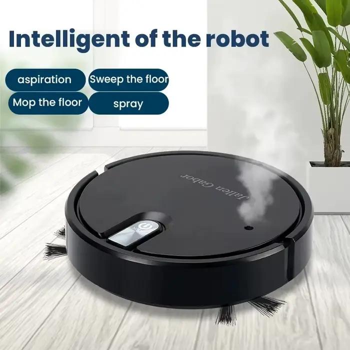 Aspirateur Robot intelligent sans fil 5 en 1, multifonctionnel, Super silencieux, nettoyage, humidif