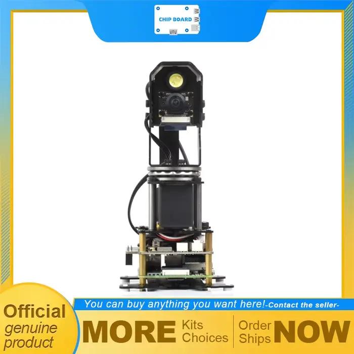 Waveshare 360 ° Module de caméra panoramique et inclinable omnidirectionnel à 2 axes, couple élevé