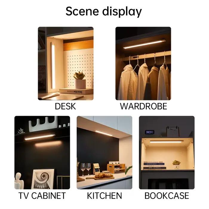 Veilleuse lumière LED sous armoire lumière capteur de mouvement veilleuse placard lumière armoire cu