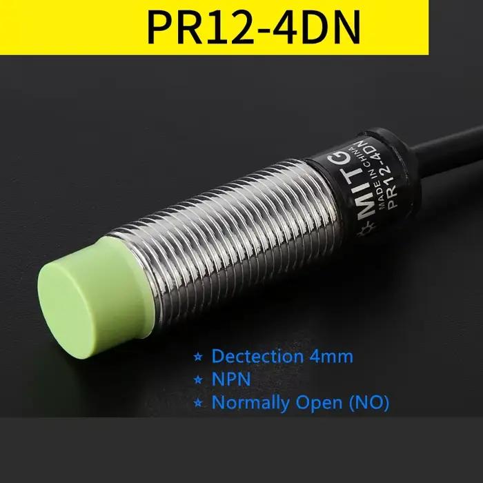 Capteur de proximité PR12-4DN Type métallique inductif NPN PNP M12 cylindrique huile étanche à l'eau