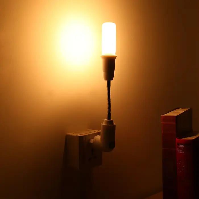 Prolongateur flexible de douille d'ampoule de base de lampe LED, convertisseur de support de lumière
