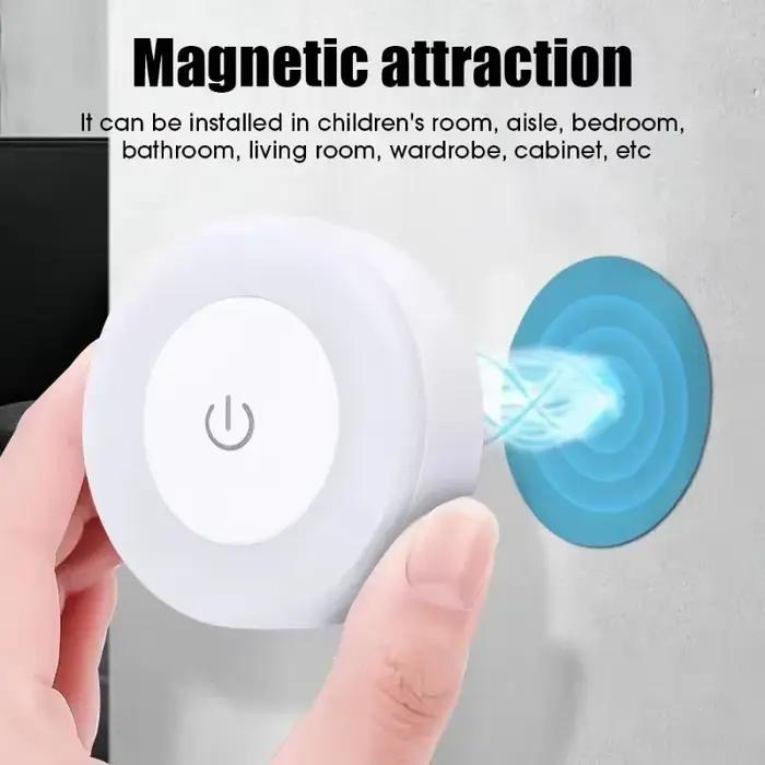 Veilleuse LED rechargeable par USB portable pour l'éclairage du salon et de la chambre à coucher. La