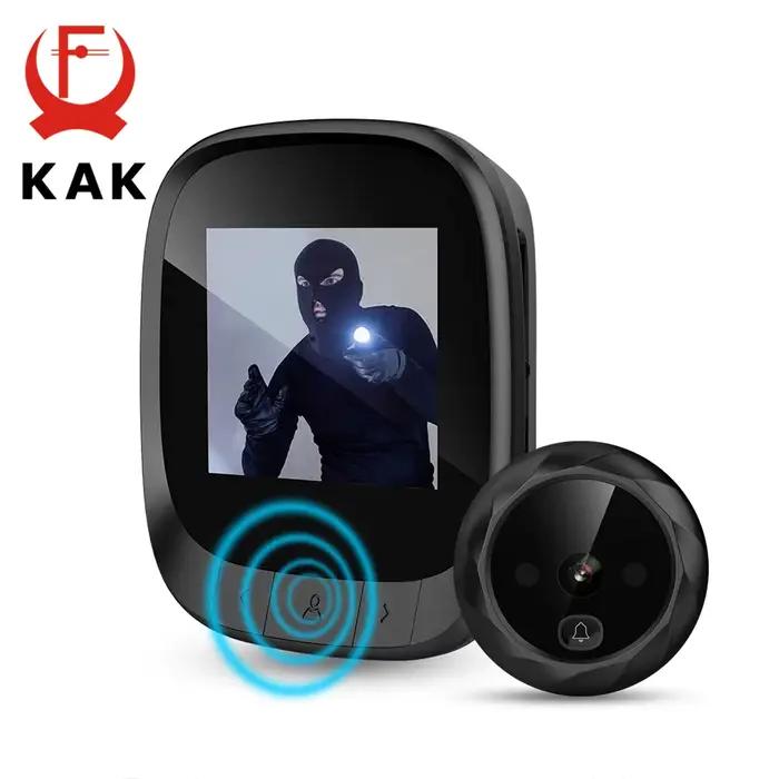KAK 2.4 "écran LCD électronique porte visionneuse cloche IR nuit porte judas caméra Photo enregistre
