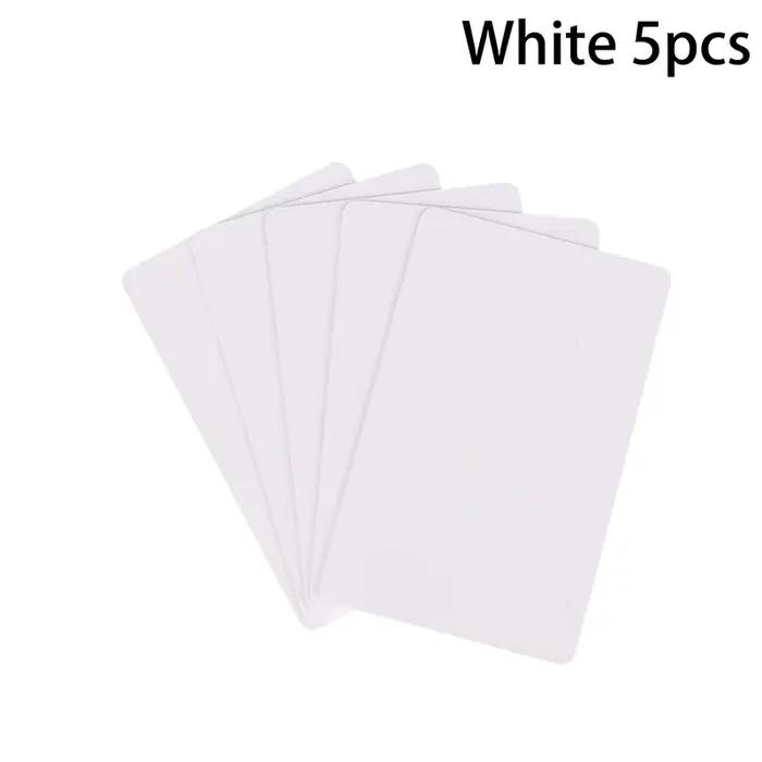 5/10 pièces NFC215 cartes noires et blanches réinscriptibles NFC NT-AG215 cartes PVC vierges facile