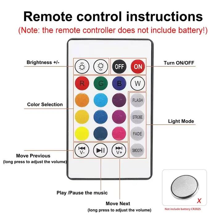 Ampoule de musique avec haut-parleur Bluetooth E27, 12W, télécommande RGB, 85-265V, pour chambre à c