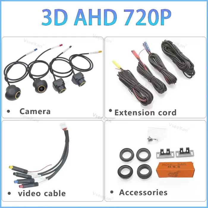 Caméra WDR 360 pour Android Multimédia avec fonction 360 ° Système panoramique intégré 360App 8K S