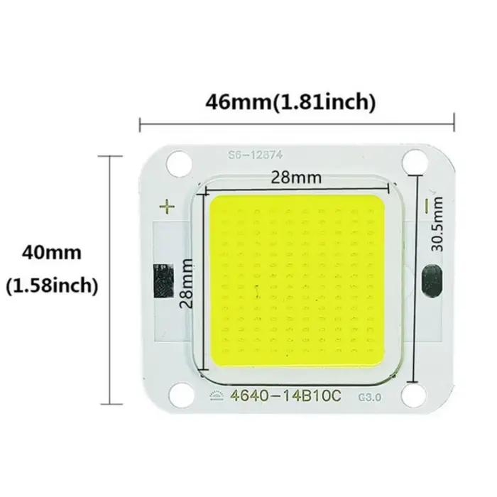 LED COB Lampe Perle DC27-36V 10W 50W 60W 70W Smart IC Pas Besoin De Pilote DIY Projecteur Extérieur