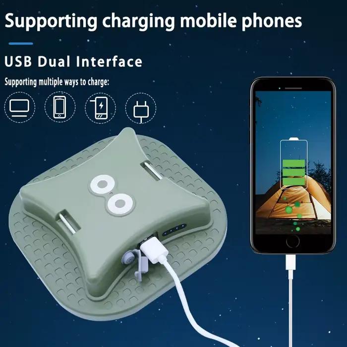 MOSLIGHTING rechargeable Camping forte lumière avec aimant zoom portable lampe de poche tente lampe