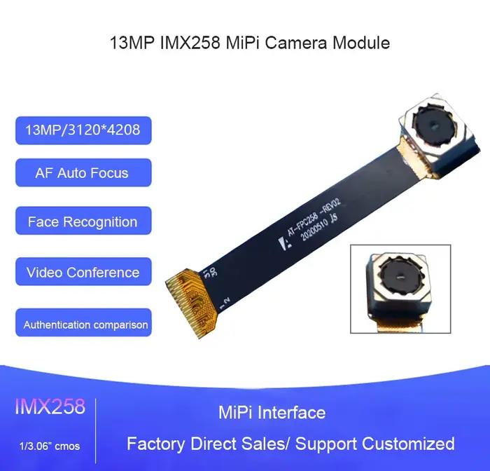 Module de caméra IMX258 13MP, reconnaissance faciale, faible éclairage personnalisé, mise au point a