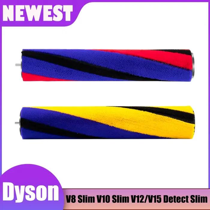 Pour Dyson V12 détecter mince V15 détecter mince V8 mince V10 mince brosse à rouleau souple aspirate