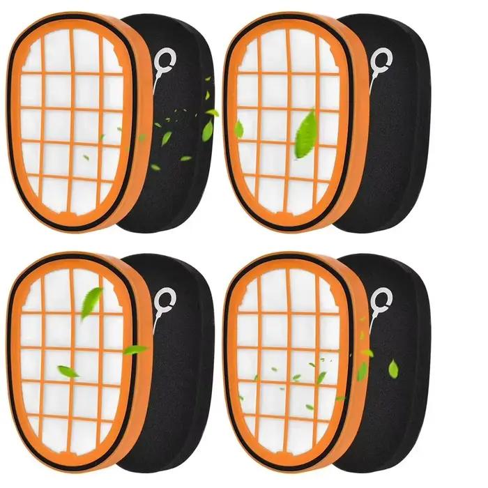 Paquet de 4 filtres pour aspirateur à main Philips SpeedPro Max Aqua FC6812 FC6813 FC6822 FC5005/01