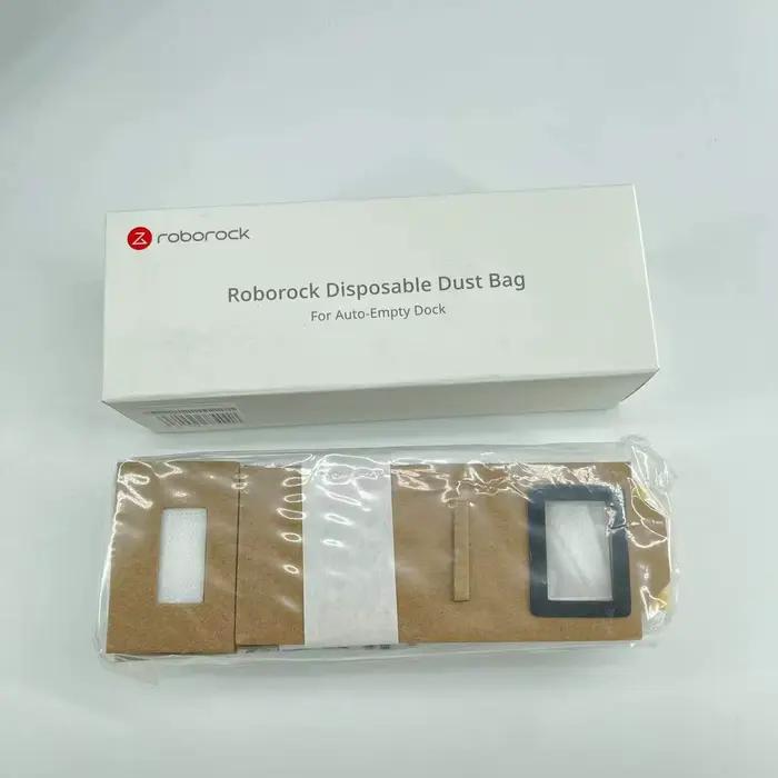 Sac à poussière pour Roborock S7 Auto AfricStation Rock S6, filtre de dépoussiérage, pièces de recha