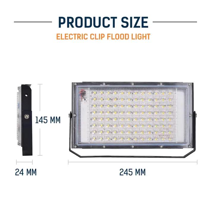 DC12V Led projecteur 50W 100W projecteur extérieur projecteur IP66 étanche réflecteur de lumière de