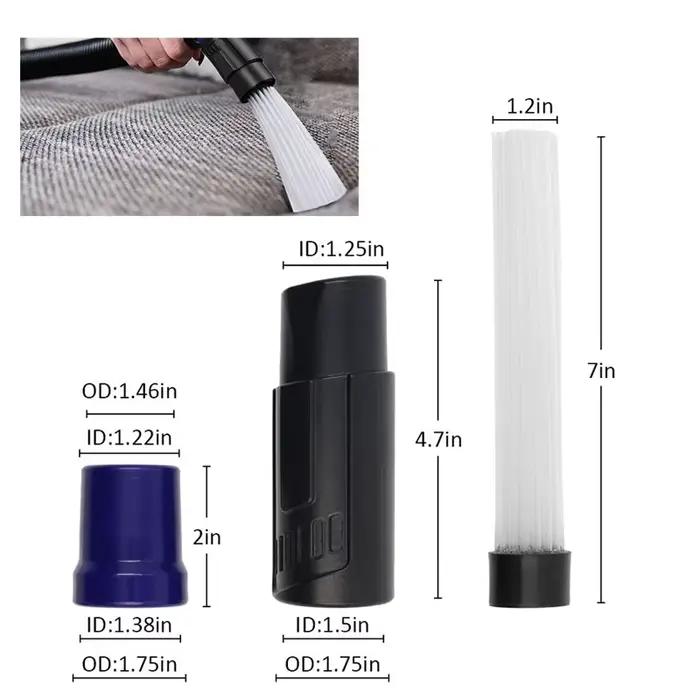 Buse de brosse d'aspirateur universelle 32 et 35mm, outil de nettoyage de tête de brosse, longue têt