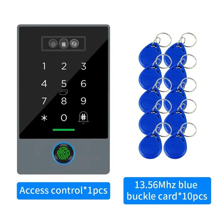 K3D TTLOCK WiFi vidéo sonnette interphone IP67 étanche RFID carte/empreintes digitales/Reconnaissanc