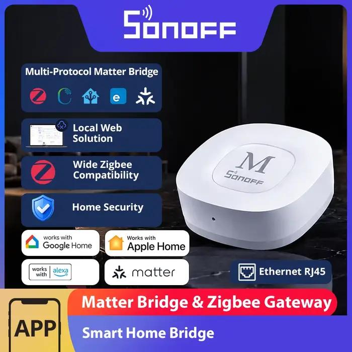 Passerelle Zigbee SONOFF Bridge Max - Pont intelligent pour la maison - Intégration Home Assistant -