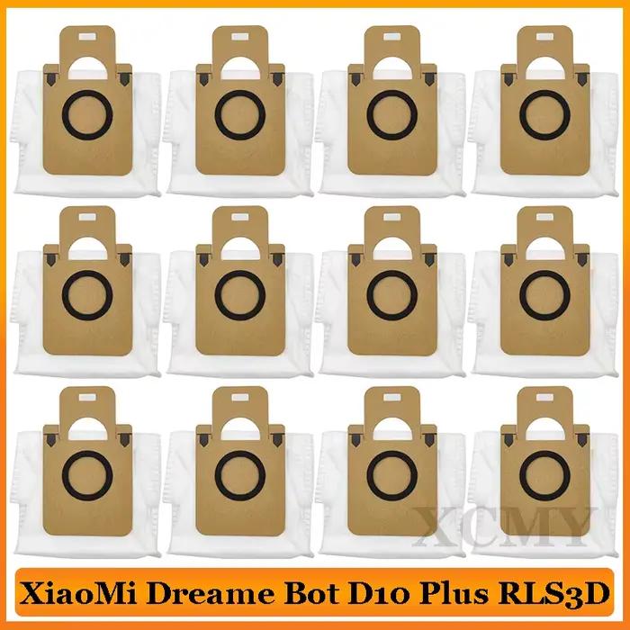 Accessoires de sac à poussière pour aspirateur Robot XiaoMi Dreame Bot D10 Plus RLS3D, poubelle de r