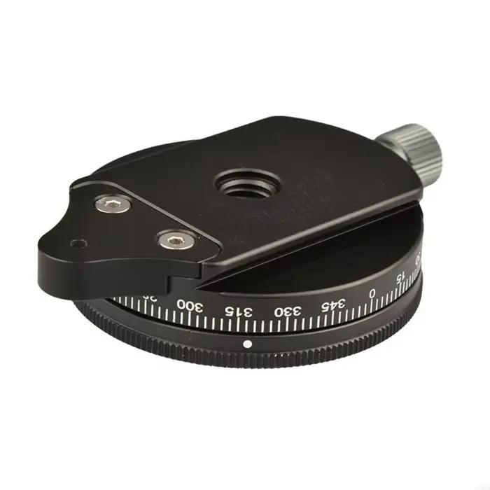 LP-60 Camera Panoramic Panning Base avec plaque type ARCA-SWiss avec niveau bulle