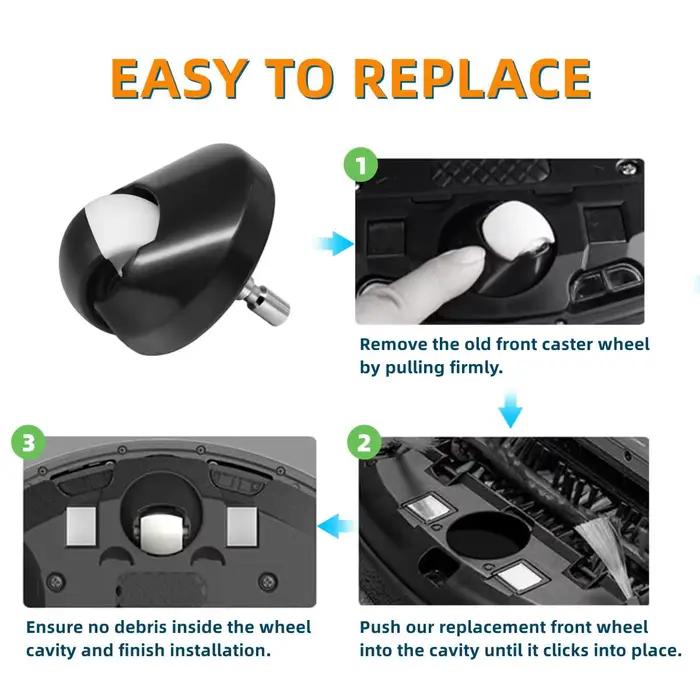 Pneus de remplacement pour aspirateur IRobot Roomba séries 500, 600, 700, 800, 900, E5, E6, i7, une