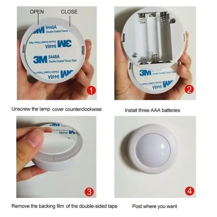 Lampe LED RGB avec télécommande, réglable, luminaire décoratif d'intérieur, idéal pour un placard, u