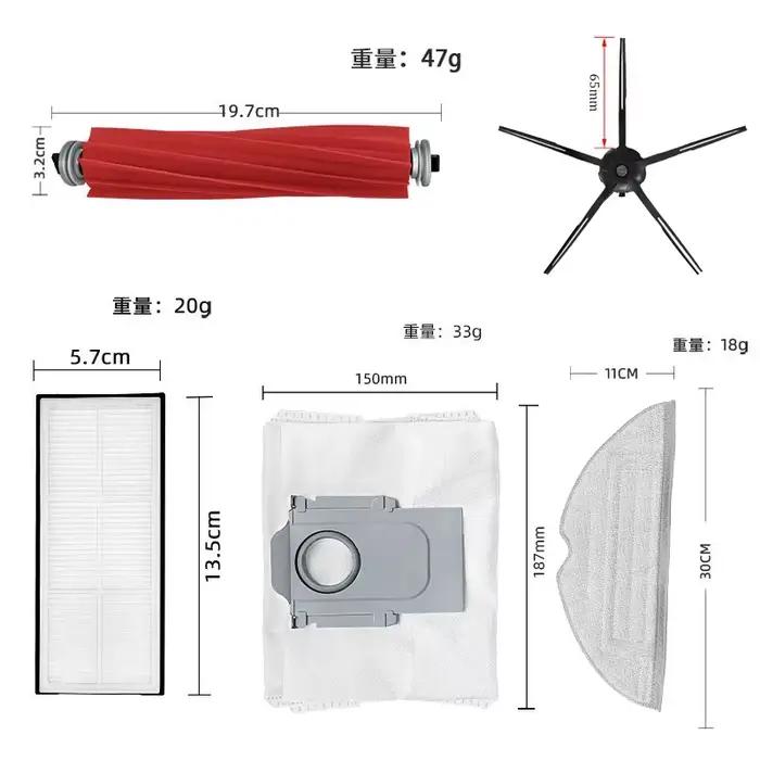 Roborock S7 MaxV Ultra S7 pro ultra Robot aspirateur accessoires S7 MaxV Plus brosse latérale princi